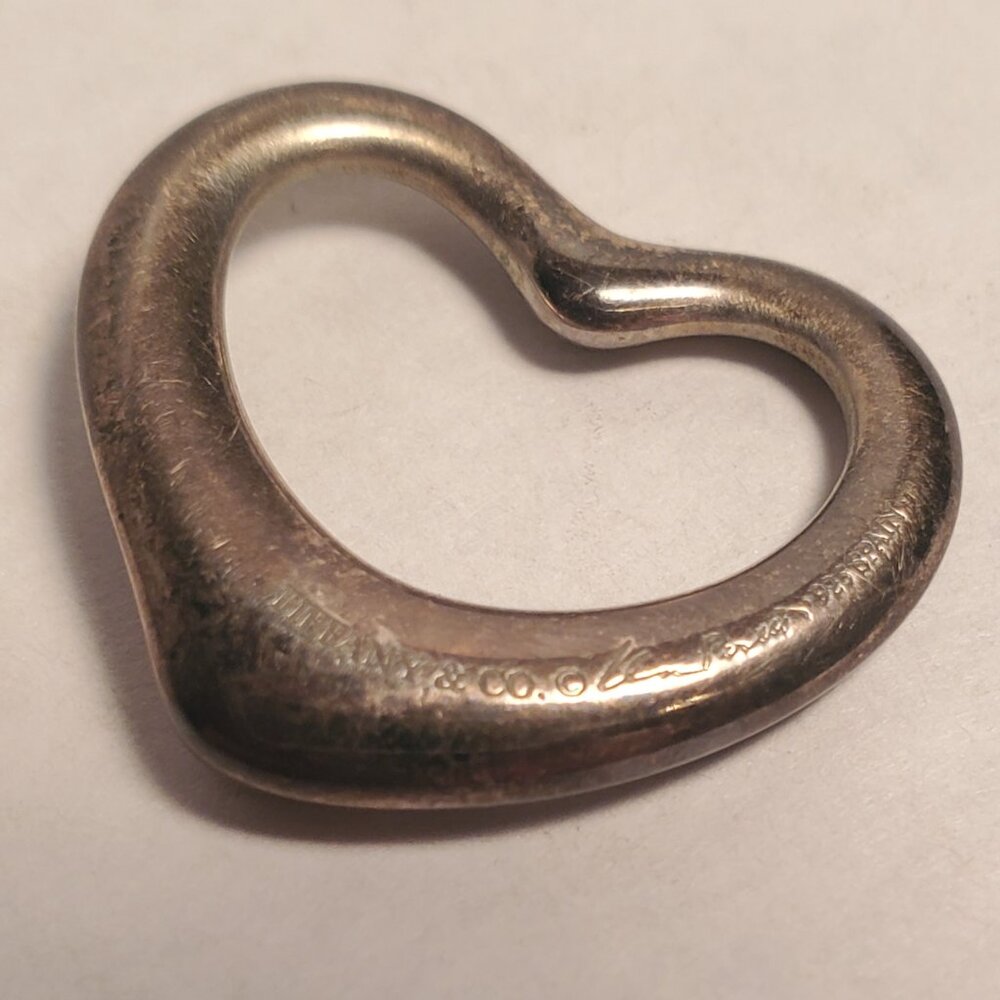 Vintage Tiffany & Co. Sterling Silver Heart Pendant - Picture 2 of 4